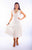Scully Womens Soutache Cantina Vanilla 100% Cotton S/L Dress S