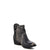 Circle G Ladies Black/Grey Cowhide Leather Shortie Ankle Boots