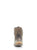 Circle G Urban Ladies Black/Yellow Cowhide Leather Shortie Boots