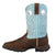 Lady Rebel by Durango Womens Powder Blue Leather Saddle Cowboy Boots