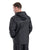 Berne Mens Coastline Lightweight Hooded Rain Black Polyester Softshell Jacket