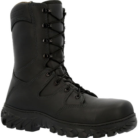 Rocky Womens Black Leather Code Red Rescue CT Firefighter Boots