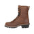 Rocky Mens Dark Brown Leather Square Toe WP Logger Boots