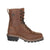 Rocky Mens Dark Brown Leather Square Toe WP Logger Boots