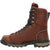 Rocky Mens Dark Brown Leather Rams Horn Lace-Up CT Work Boots