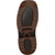 Rocky Youth Boys Denim Brown Leather Ride FLX Western Cowboy Boots