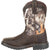 Rocky Kids Boys Brown Realtree Leather Ride FLX WP Cowboy Boots