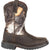 Rocky Kids Boys Brown Realtree Leather Ride FLX WP Cowboy Boots
