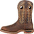 Rocky Mens Distressed Brown Leather Long Range 11in WP Cowboy Boots