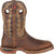 Rocky Mens Distressed Brown Leather Long Range 11in WP Cowboy Boots