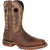 Rocky Mens Distressed Brown Leather Long Range 11in WP Cowboy Boots