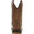 Rocky Mens Dark Brown Leather WorkSmart Unlined Cowboy Boots