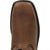 Rocky Mens Dark Brown Leather WorkSmart Unlined Cowboy Boots