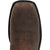 Rocky Mens Red/Dark Brown Leather WorkSmart 11in CT WP Cowboy Boots