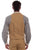 Scully Mens Wheat 100% Cotton Vintage Lapels Vest