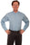 Scully Mens Light Blue 100% Cotton Diamond L/S Shirt