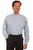 Scully Mens Blue 100% Cotton Rectangle L/S Shirt
