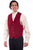 Scully Mens Burgundy Wool Blend Vest