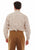 Scully Mens Paisley Flower Retro Ivory 100% Cotton L/S Shirt