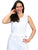 Scully Rangewear Womens White 100% Cotton Ruffle Camisole