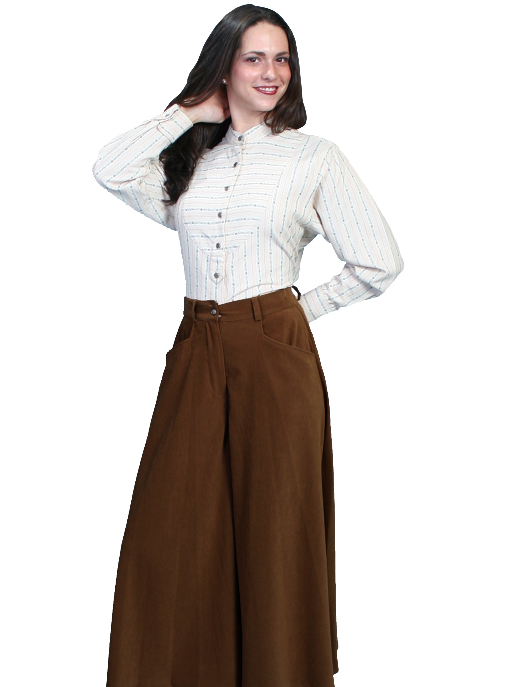 Scully RangeWear Womens Brown Polyester Western Split Skirt – The