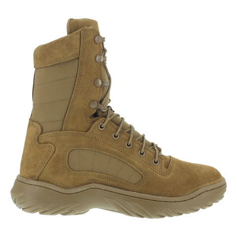 Reebok Womens Coyote Leather Tactical Boots Fusion Max 8in LaceUp USA 6.5 W