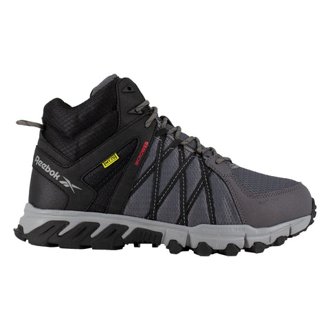 Reebok Mens Grey/Black Textile Work Boots Trailgrip Int MetGuard AT 7 M