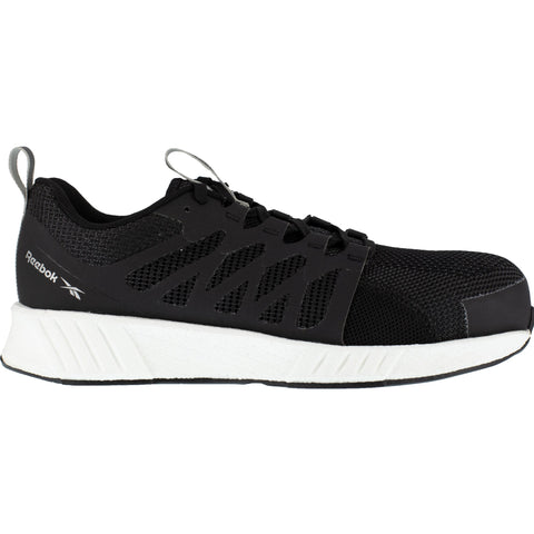 Reebok Mens Black/White Textile Oxfords Fusion Flexweave Work CT 13 M