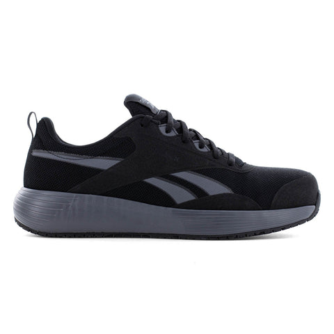 Reebok Womens Lite Plus 4 Athletic Black/Gray Microfiber CT Work Shoes