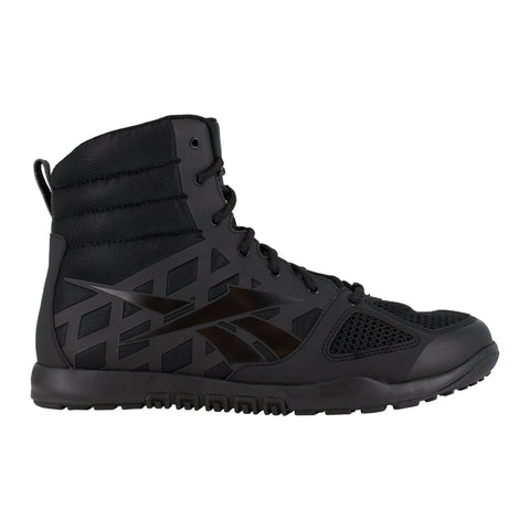 Reebok Mens Black Textile Military Boots Nano Tactical 6in 8.5 W