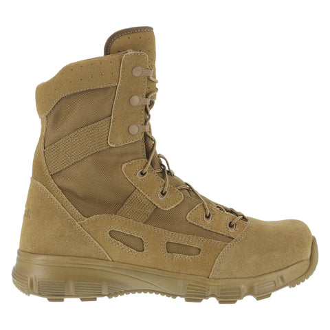 Reebok Mens Coyote Leather Military Boots 8in Hyper Velocity 6 W