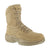 Reebok Womens Desert Tan Suede Tactical Boots Rapid Response RB Side Zip 8.5 M