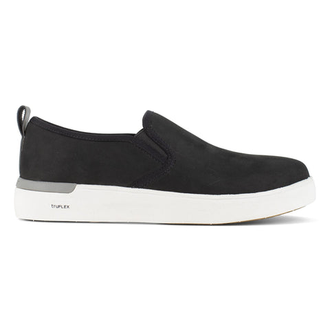 Rockport Womens Black Leather Work Shoes Parissa Casual Slip-On CT 7 W