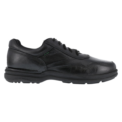 Rockport Womens Black Leather Work Shoes Postwalk Athletic Oxford 7 W