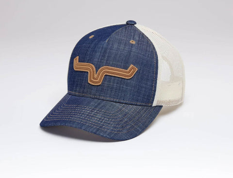 Kimes Ranch Unisex Roped Lp Denim Cotton Twill Trucker Cap