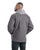 Berne Mens Heartland Duck Hooded Shirt Grey 100% Cotton Jacket