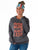 Cowgirl Tuff Womens Ride More Worry Less Charcoal Poly/Rayon Sweatshirt