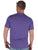 B Tuff Mens Left Chest Logo Purple Cotton Blend S/S T-Shirt