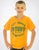 B Tuff Kids Boys Play Hard Department Orange 100% Cotton S/S T-Shirt