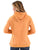 Cowgirl Tuff Womens Be Strong Be Humble Orange Poly/Rayon Hoodie