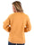 Cowgirl Tuff Womens Bad A$$ Orange Poly/Rayon Sweatshirt
