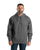 Berne Mens Graphite Cotton Blend Pullover Hooded Sweatshirt