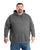 Berne Mens Graphite Cotton Blend Pullover Hooded Sweatshirt