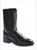 Old West Black Mens Corona Calf Leather Roper Toe Cowboy Boots 8.5 D