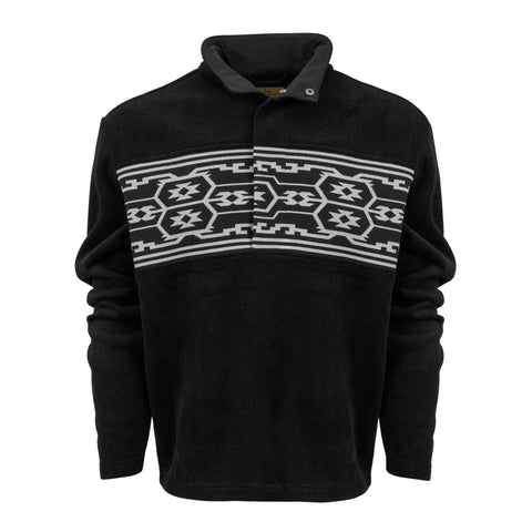 STS Ranchwear Mens Steamboat Black/White 100% Polyester Pullover Sweater