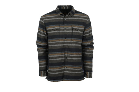 STS Ranchwear Mens Seth Jacket Flannel Stripe 100% Cotton L/S Shirt
