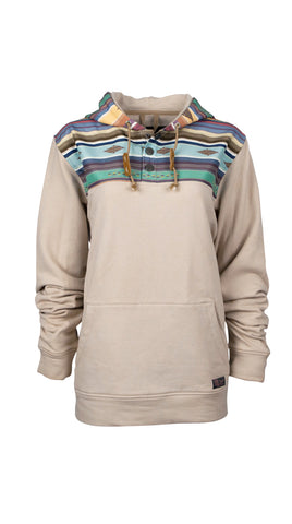 STS Ranchwear Womens Ryland Cream/Sealy Cotton Blend Hoodie