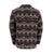 STS Ranchwear Mens Wren Black Aztec 100% Polyester Fleece Jacket