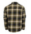 STS Ranchwear Mens Trapper Green/Navy Plaid 100% Polyester L/S Shirt