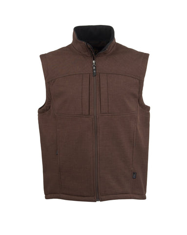 STS Ranchwear Womens Weston Vest Chocolate Poly/Spandex Fleece Vest